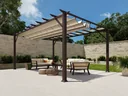 Pergola Florenz 11 x 16, dunkelbraun