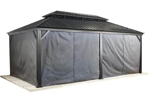 "Vorhang-Set passend zum Pavillon Messina 12x20 image"