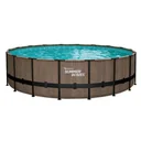 Pool Elite 549 x 132 cm, Teak-Optik