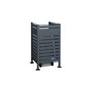 Westmann Mülltonnenverkleidung Planum 1er 150 cm anthrazit (1× 240 L)