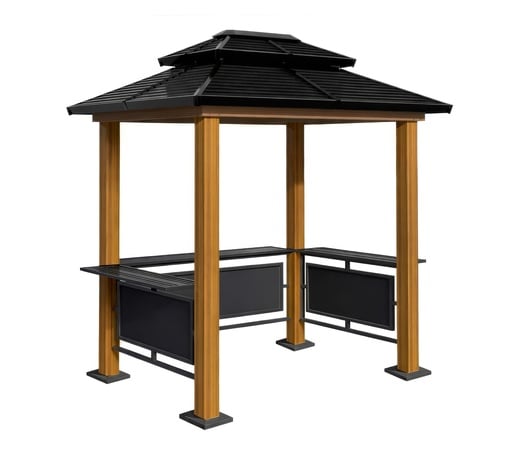 "Sojag Grill-Pavillon BBQ Maui Aluminium image"