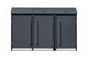 Westmann Mülltonnenbox Moderna 3er anthrazit (3× 240 L)