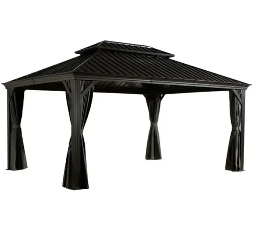 "Vorhang-Set passend zum Pavillon Mykonos/Messina 12x16 image"