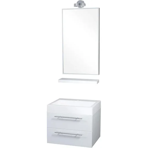 "Badezimmermöbel Force 58 cm - Weiss image"