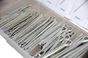 Stecksplinte, 144 Teile in Sortimentskasten