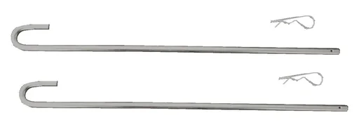 "Halterungen für Seitenwand zu PFA 185 U, 2 Stück image"