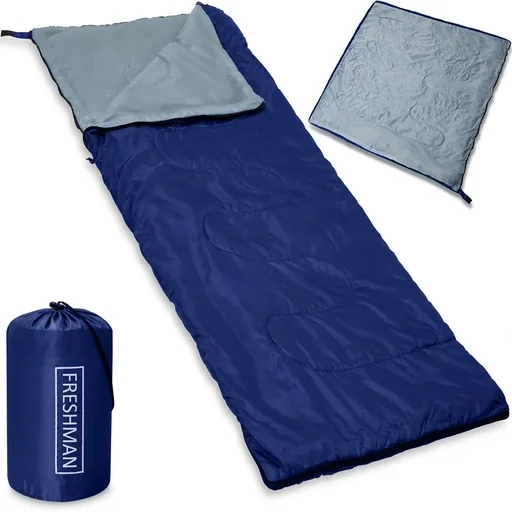 "Freshman Schlafsack dunkelblau - 190x75cm bis -6°C image"