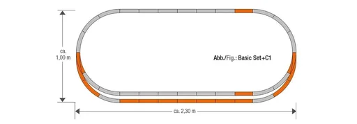 "geoLine Gleisset C1, Spur: H0 image"