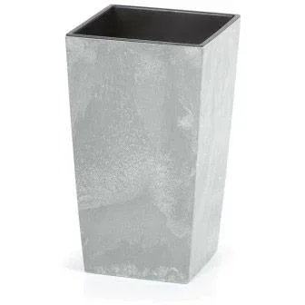 "Blumentopf Concrete Design 26L Grau, 26,5 x 26,5 x 50 cm image"