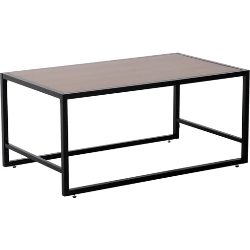 "Vintage Couchtisch Beistelltisch Wohnzimmertisch Sofatisch Metallgestell gemasert 106 x 61 x 47,5 cm image"