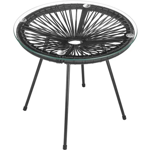 "Beistelltisch Acapulco schwarz Ø45cm image"