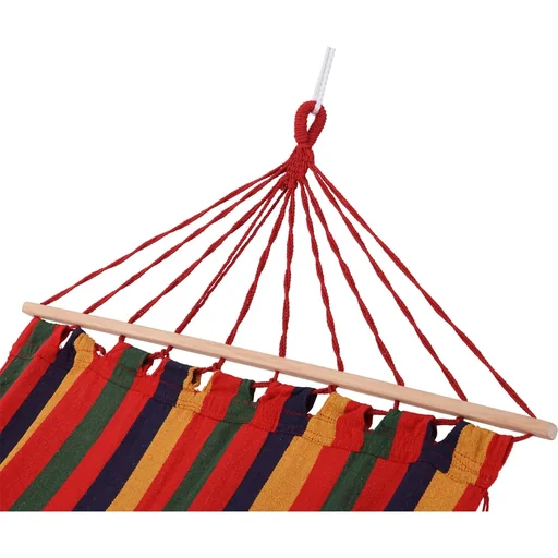 "Hängematte Stabhängematte wetterfest UV-beständig 2 x 1 m bis 200 kg Bunt image"