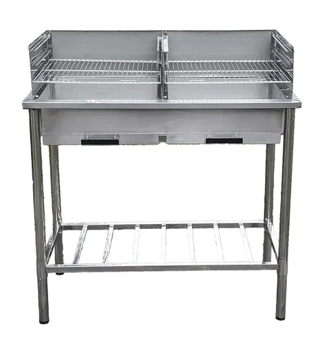 "Edelstahl Grilltisch image"