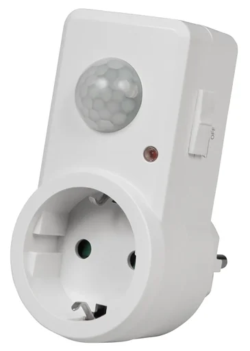 "Steckdosen-Zwischenstecker mit 120° PIR Sensor image"