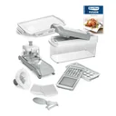 Nicer Dicer Fusion, Set, Weiß/ Grau, 14-teilig