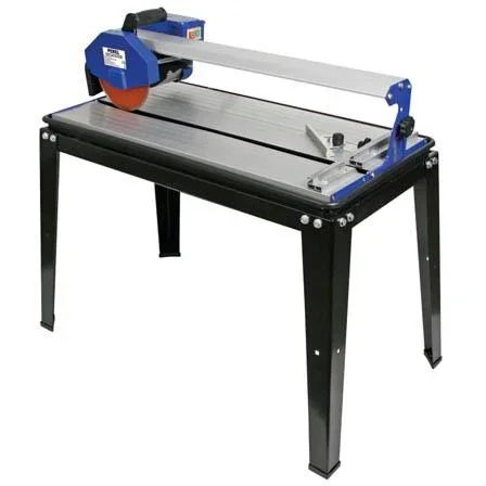 "ELEKTRISCHER FLIESENSCHNEIDER MIT UNTERGESTELL - 600 W - TRENNSCHEIBE 180 mm image"