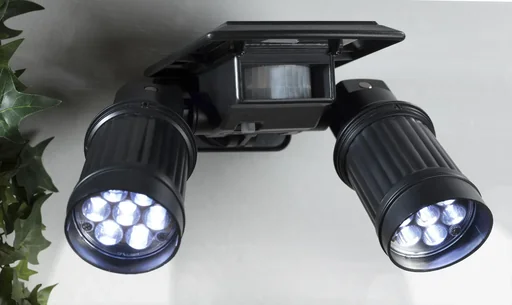 "Doppel Solar Strahler mit Bewegungsmelder image"