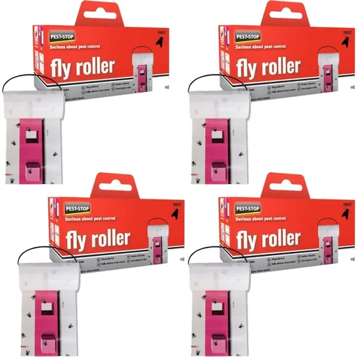 "Pest-Stop Flytraps - Klebestreifen gegen Fliegen - schmal - 4 STUKS image"