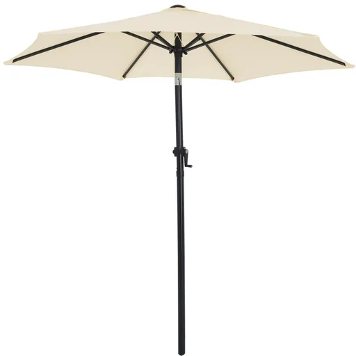 "Sonnenschirm Beige Ø200cm UV-Schutz 40+ image"