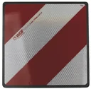 Warntafel rechts, 300 x 300 x 5 mm