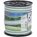 Sternband, 40 Mm, Weiß/Grün, 4Xcu 0,30+6X Edelstahl 0,30