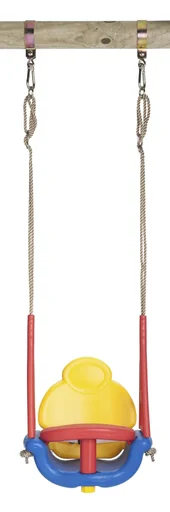 "3 in 1 Baby Schaukelsitz aus buntem Kunststoff, höhenverstellbar image"