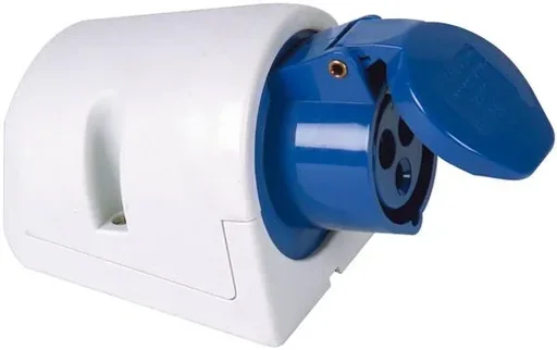 "CEE Wandsteckdose 1x16A 230V image"