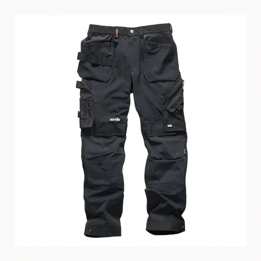 "Pro Flex Plus Arbeitshose, schwarz 38R image"