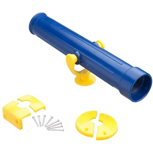 "Spielzeug Teleskop Blau/Gelb 350 mm inkl. Befestigungsmaterial, für Spielanlagen image"