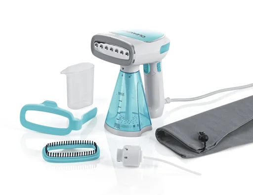 "Dampfglätter, faltbar, Türkis/ Weiß, 1200 Watt image"