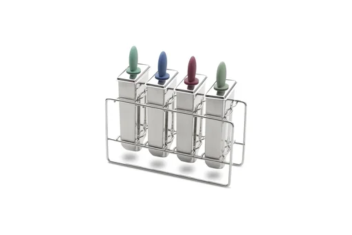 "Speiseeisformer aus Edelstahl mit Ständer, 4er-Set - Stieleis-Former - Ice Pops image"