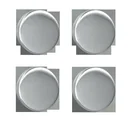 Magnete, rund, Inox, 3 cm, 4er-Set