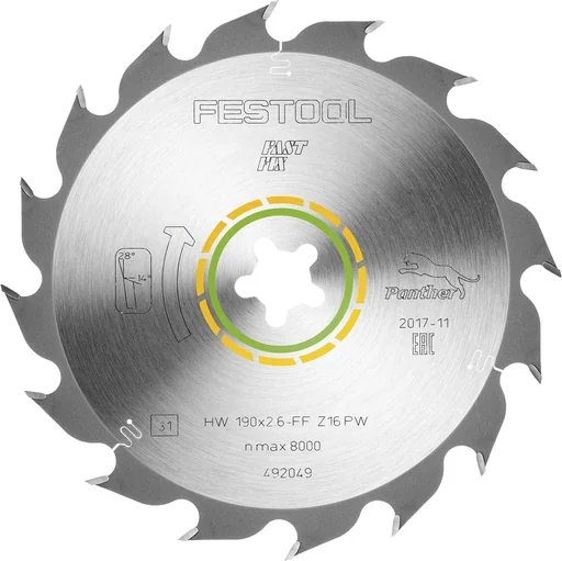 "Universal-Sägeblatt HW 190 x 2,6 FF W32 image"