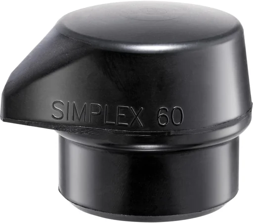 "SIMPLEX Schlageinsatz Gummikomposition, Schwarz, 80S image"