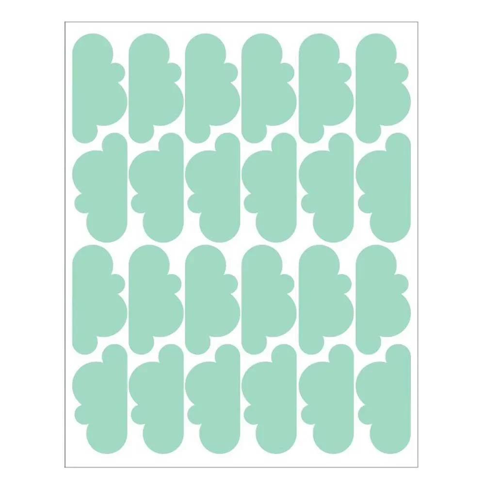 "tresxics Wandsticker Wolken mint image"