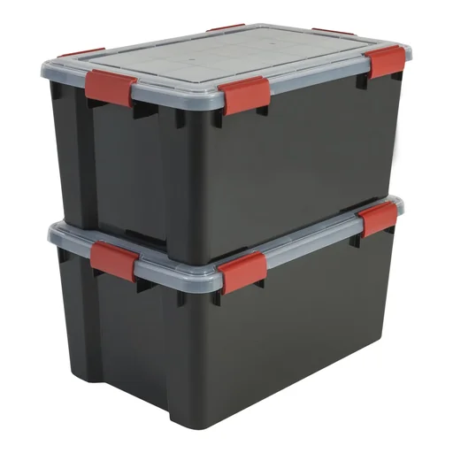 "Wasserdichte Box AT-L BkR/C/D, schwarz, 50 Liter, 2er Set image"