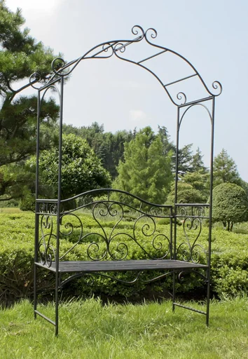 "Gartenbank mit Rosenbogen "Colima" image"
