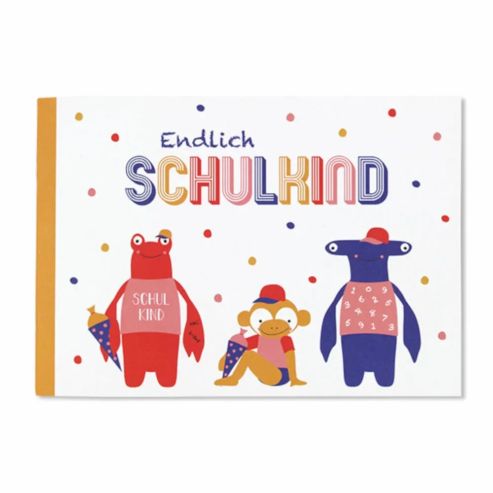"Ava & Yves Erinnerungsbuch "Endlich Schulkind" image"
