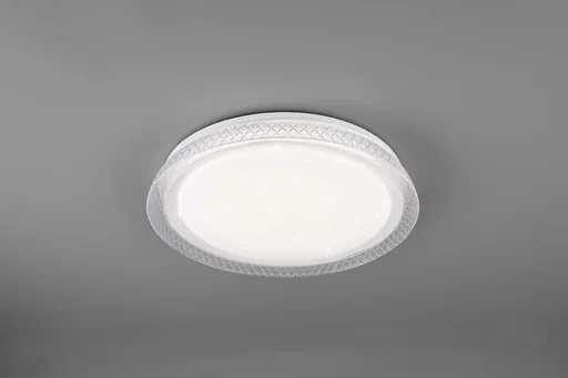 "LED-Deckenleuchte HERACLES, 18 W, 1800 lm, dimmbar inklusive Fernbedienung, Starlight Cover image"