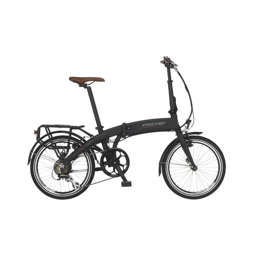 "Unisex E-Bike Faltrad, 20 Zoll, Rahmengröße 30 cm, 7-Gang Kettenschaltung, schwarz matt, FR18 image"