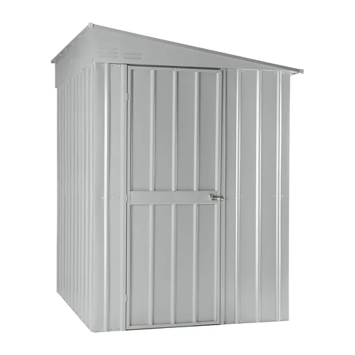 "Gerätehaus Wand-Zierde Lean To 56, silber metallic image"