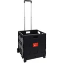 Boodschappentrolley Easy Pack & Roll XL vouwkrat zwart 57L 25kg