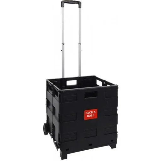 "Boodschappentrolley Easy Pack & Roll XL vouwkrat zwart 57L 25kg image"