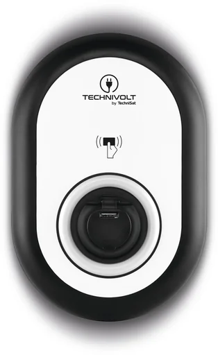 Ladestation TECHNIVOLT 100, 11 kW mit integrierter Ladesteckdose