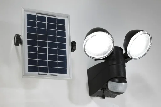 "Duo Strahler mit Solarpanel und Bewegungsmelder image"