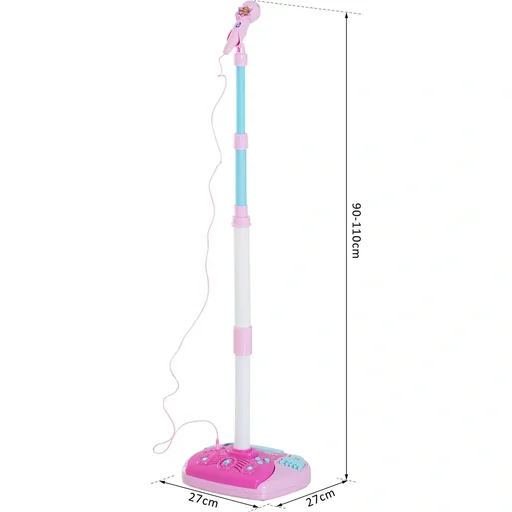 "Kinder Standmikrofon Karaoke rosa image"