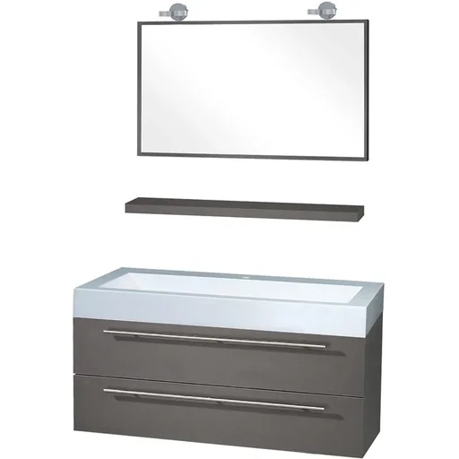 "Badezimmermöbel Force 100 cm - Anthrazit image"