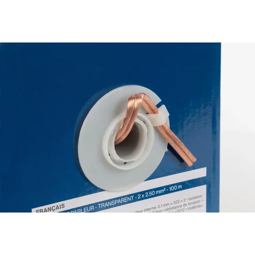"lautsprecherkabel - transparent - 2 x 2.50 mm² - 100 m image"
