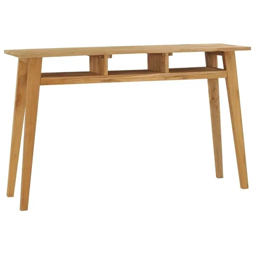 "Wandtisch 120x35x75 cm Teak massiv image"