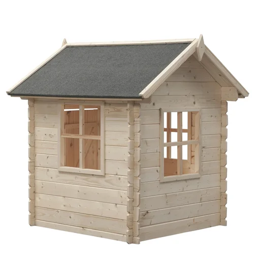 "Spielhaus Monique Holz Satteldach 1200 mm x 1200 mm x 1600 mm image"